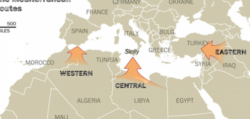 Mapa ilegalnih migracija: Balkanska ruta jedna od najsigurnijih