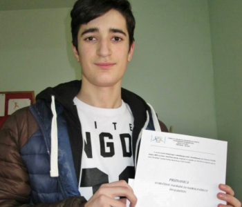Luka Lovrić nagrađen za najbolji esej na temu "Invaliditet"