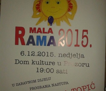 NAJAVA: Dječji festival Mala Rama 2015.
