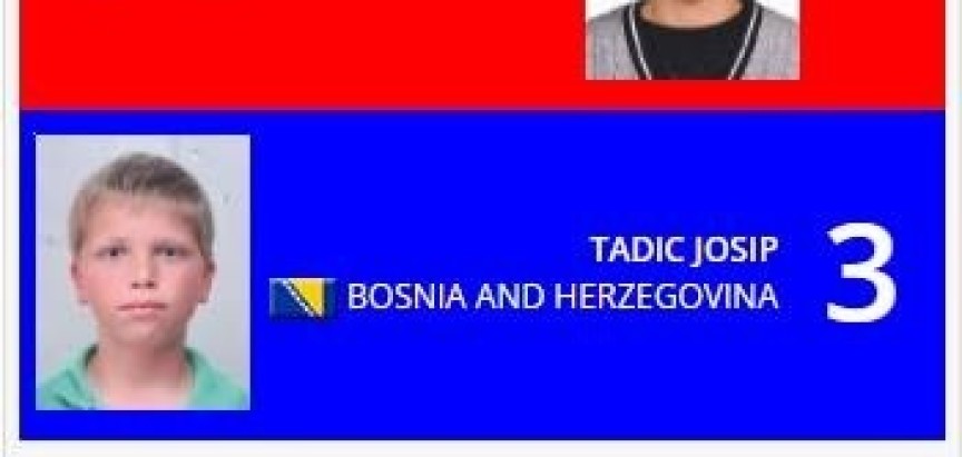 Josip Tadić osvojio broncu na prvenstvu Balkana u karateu