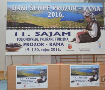 FOTO: Otvoren 11. Međunarodni sajam poljoprivrede, prehrane i turizma “Dani šljive Prozor- Rama 2016.”