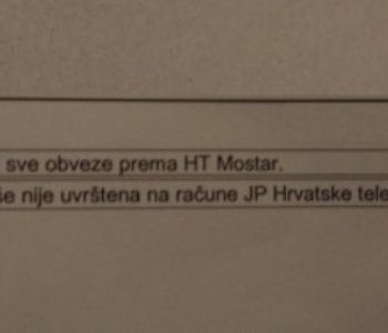 HT Mostar izbacio RTV pretplatu sa računa