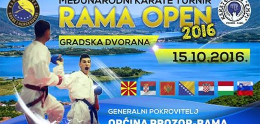 NAJAVA: Međunarodni karate turnir RAMA OPEN 2016.