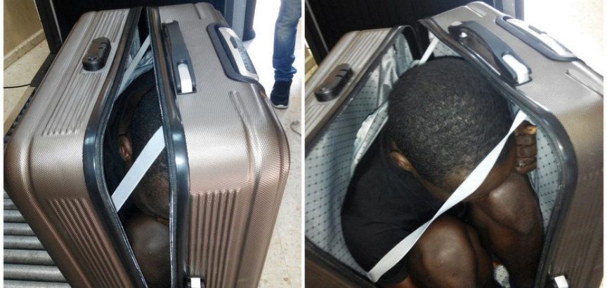 Španjolska policija pronašla migranta skrivenog u koferu