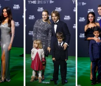 Kralj Ronaldo i Luka došli sa ženama i djecom po nagrade