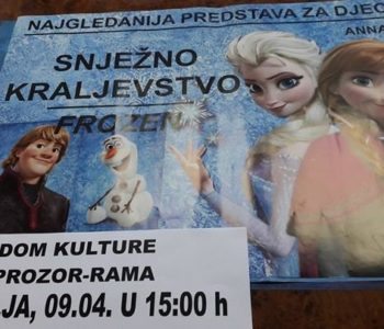 Hit predstava za djecu “Snježno Kraljevstvo- Frozen”