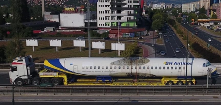Posljednji zrakoplov BH Airlinesa ”odletio” na kamionu do Njemačke
