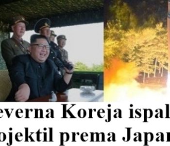 Sjeverna Koreja ispalila projektil na Japan