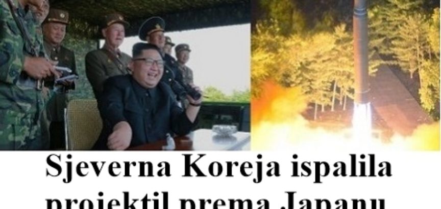 Sjeverna Koreja ispalila projektil na Japan