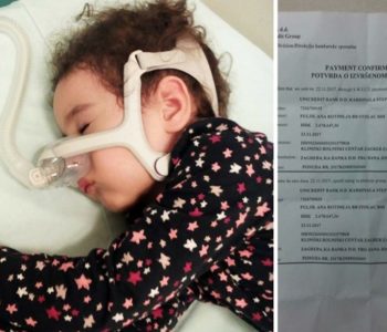 Roditelji iz BiH platili Rebru 2,6 milijuna kuna za liječenje kćeri, a lijek još nije dobila