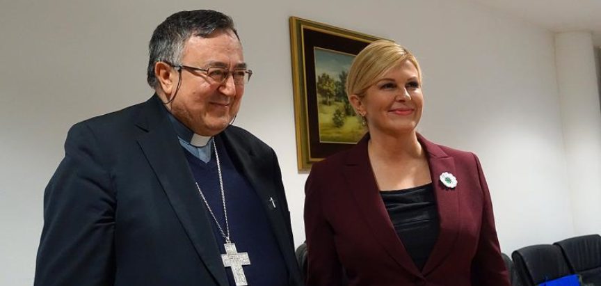 Kardinal Puljić razgovarao s Grabar-Kitarović: Politika je kriva što nam ljudi odlaze