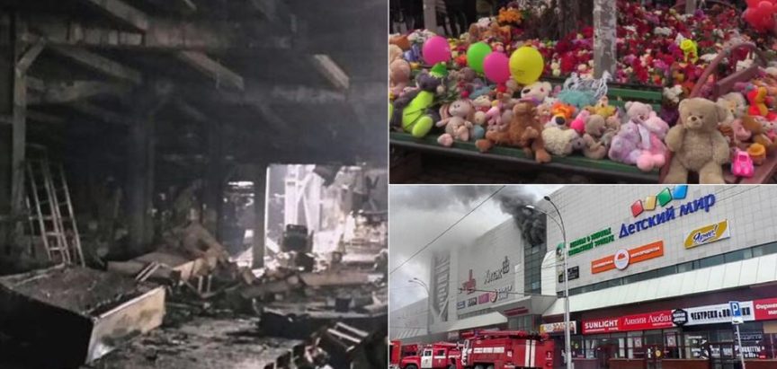 Tragični požar u ruskom trgovačkom centru