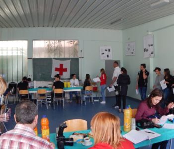 Foto: Akcija darivanja krvi u Srednjoj školi Prozor gdje je prikupljeno 45 doza