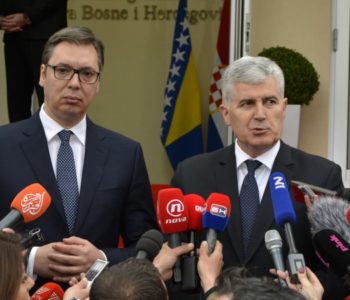 Vučić i Čović ukazali na odličnu ekonomsku suradnju između BiH i Srbije