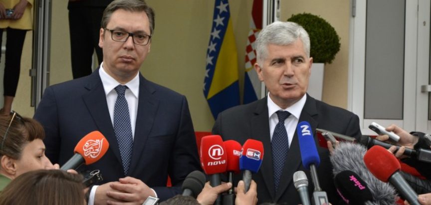 Vučić i Čović ukazali na odličnu ekonomsku suradnju između BiH i Srbije