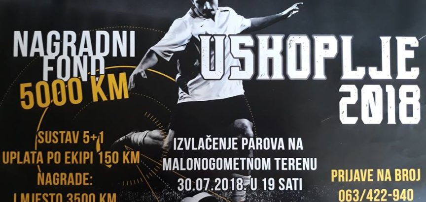 Najava: Počele prijave za 22. malonogometni turnir Uskoplje 2018
