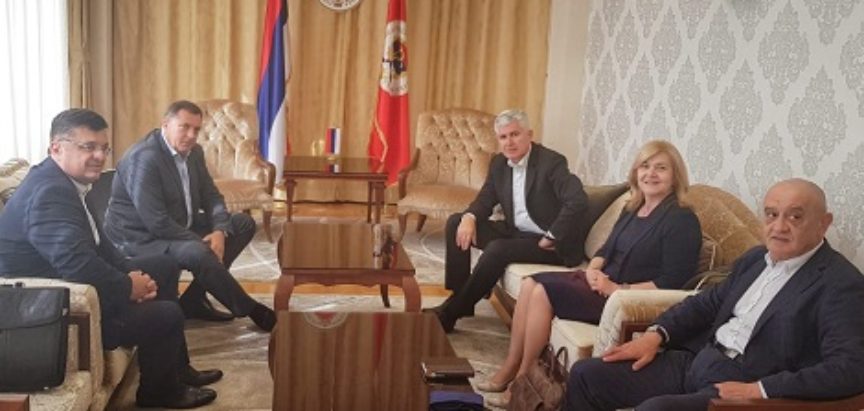 UNATOČ PRIJETNJAMA Čović i Dodik potvrdili su izbornu suradnju i raspodjelu srpskih i hrvatskih glasova