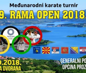 NAJAVA: IX. Međunarodni karate turnir “RAMA OPEN” u Prozoru