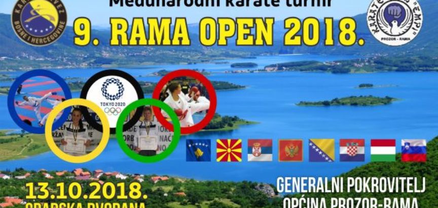 NAJAVA: IX. Međunarodni karate turnir “RAMA OPEN” u Prozoru