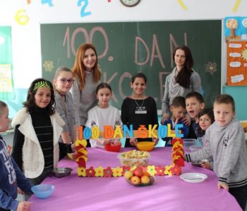 Sekcija domaćinstva PŠ Lug obilježila 100. dan škole uz zdravu ishranu