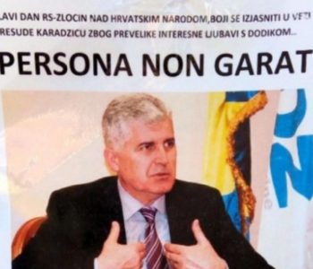 U Livnu osvanuli plakati: Dragan Čović – Persona non grata
