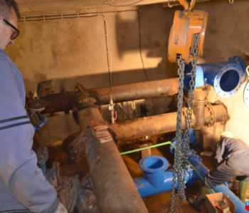 Izmjena opreme zasunske komore u vodospremniku Krč