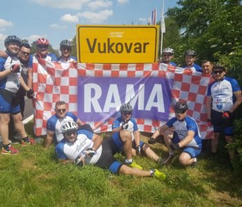 Foto: Ramski biciklisti stigli u Vukovar