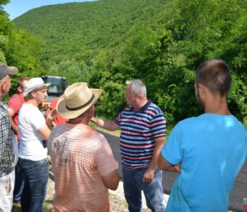 Foto/video: Načelnik općine Prozor-Rama dr. Jozo Ivančević obišao radove na Maglicama