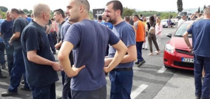 Magistrala M-17 deblokirana, radnici Aluminija dolaze u središte Mostara