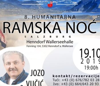 Najava: 8. humanitarna “Ramska noć” u Salzburgu 19.10.2019.