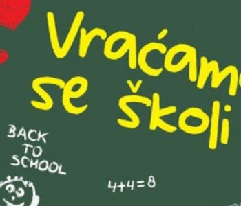 Nova školska godina kreće 2. rujna, u ZHŽ-u 9. rujna