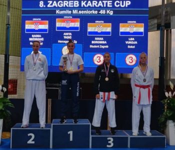 Karate : Anita Tadić zlatna na Zagreb karate kupu