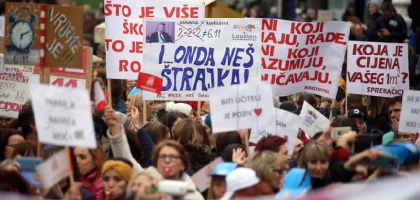 Po preliminarnim i nepotpunim podacima Vladina se ponuda prosvjetnim djelatnicima u Hrvatskoj odbija s preko 90 posto