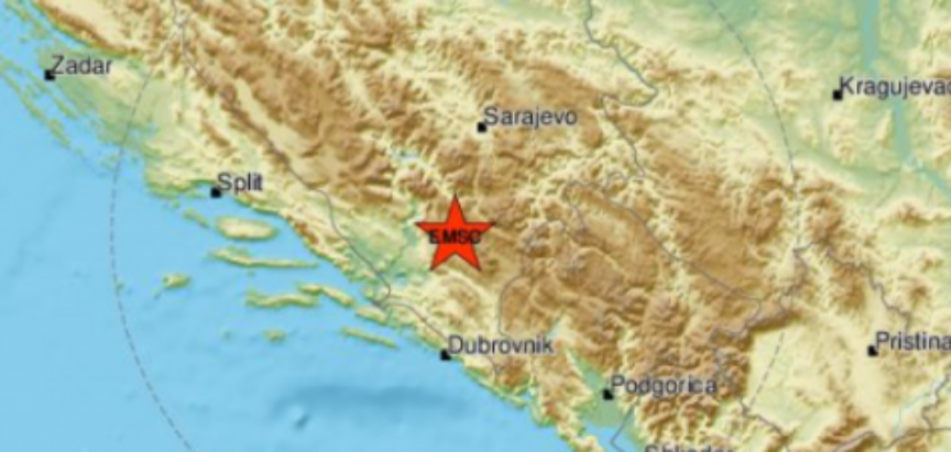 U samo sat vremena Hercegovinu pogodila dva nova potresa