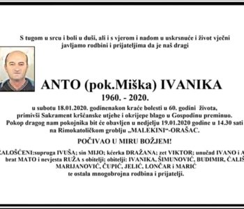 Anto Ivanika (1960.-2020.)