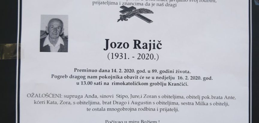 Jozo – Josko Rajič