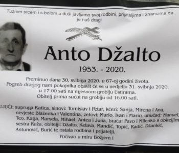 Anto Džalto (1953.-2020.)