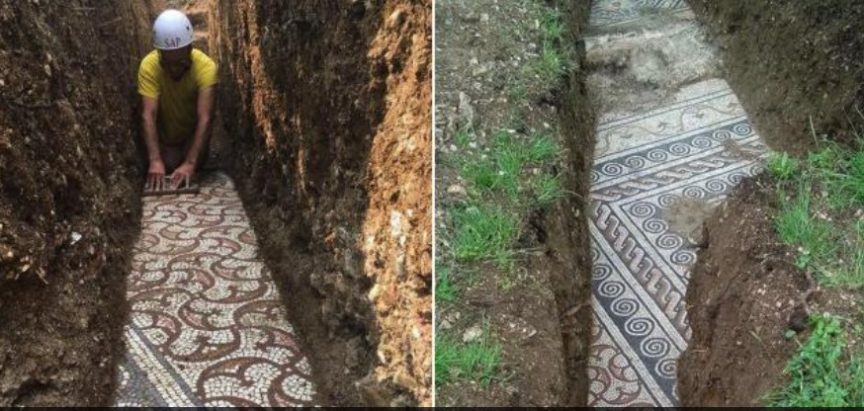 Pronađen rimski mozaik ispod vinograda