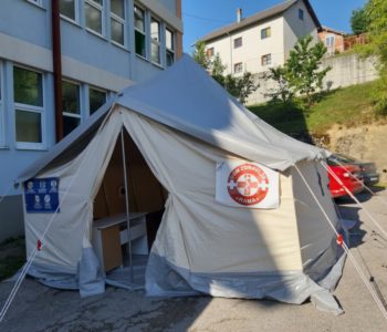 Crveni križ ponovno postavio trijažni šator ispred Doma zdravlja “Rama”