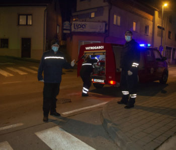 Vatrogasci izvršili dezinfekciju ulica u Prozoru i crkve na Uzdolu