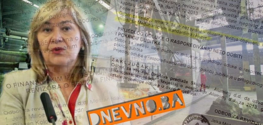 Ministrica Jelka Miličević treba u zatvor zbog Aluminija a ne premijera Fadila Novalića