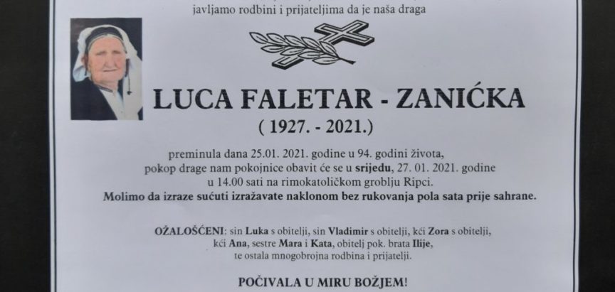 Luca Faletar  -Zanićka