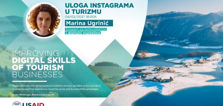 BESPLATNA ONLINE RADIONICA: Uloga instagrama u promociji turizma