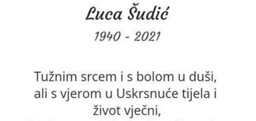 Luca Šudić (1940. – 2021.)