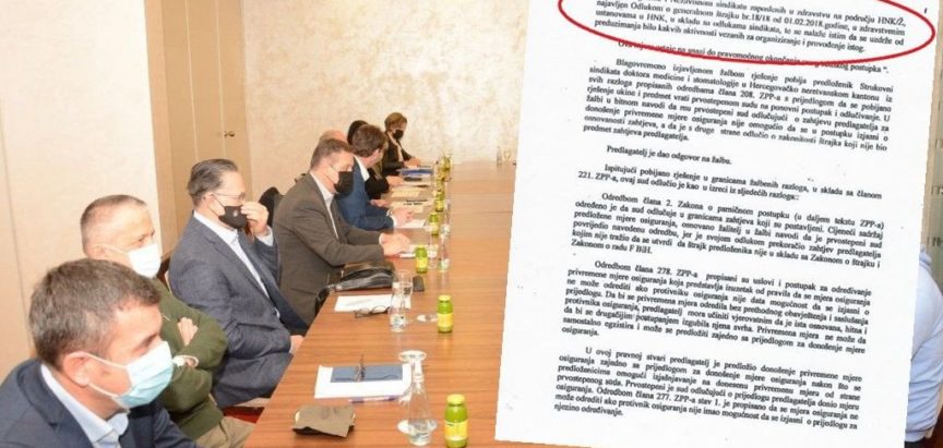 Sindikati zdravstva HNŽ-a: “Vlada HNŽ-a je postavila krivotvoreni dokument Županijskog suda u Mostaru”