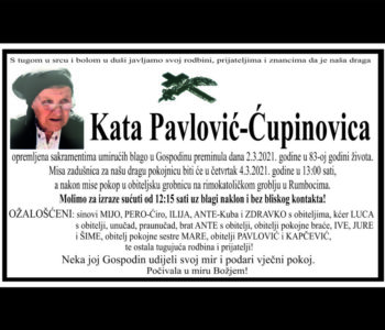 Kata Pavlović – Ćupinovica