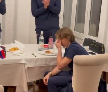 Luka Modrić u suzama nakon Cipra
