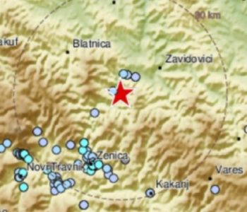 Snažan potres probudio građane Srednje Bosne