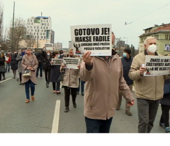 Prosvjed u Sarajevu zbog spore nabavke cjepiva