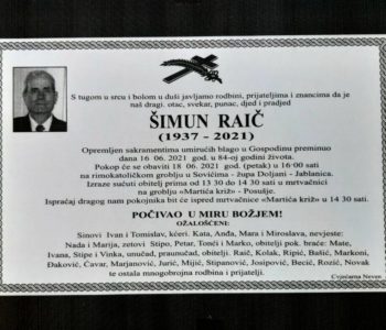 Šimun Raič (1937.-2021.)